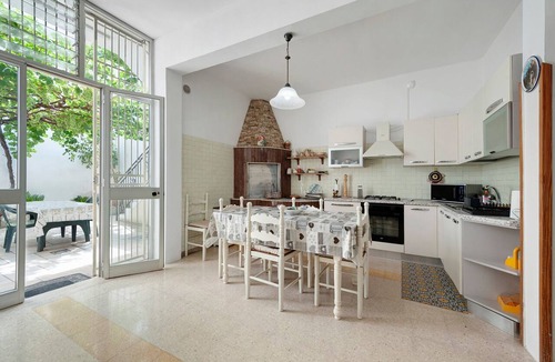 Copertino Apartment | Salento Short Let Apartment: Spacious, Bright, Private Terrace, Garden, Air Conditioning