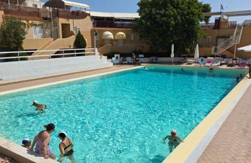 Mondello Apartment | Studio 'Flat Blu Palermo Mondello' with Shared Pool, Shared Terrace & Air Conditioning