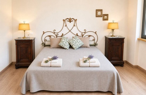 Viterbo Apartment | Three-room apartment nestled among olive and oak trees in northern Lazio, just a few minutes from Viterbo