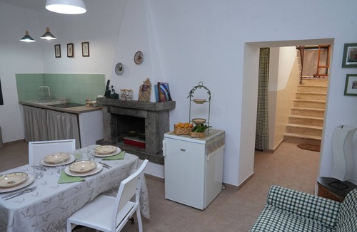 Viterbo Apartment | Three-room apartment nestled among olive and oak trees in northern Lazio, just a few minutes from Viterbo