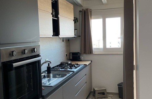 Terrasini Apartment | Two-level penthouse with a terrace and a panoramic balcony just a short walk from the sea