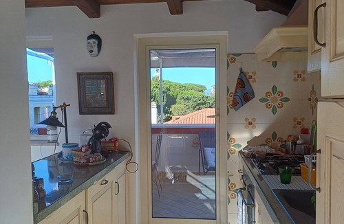 Santa Marinella Villa | Two-level terrace with stunning panoramic sea views