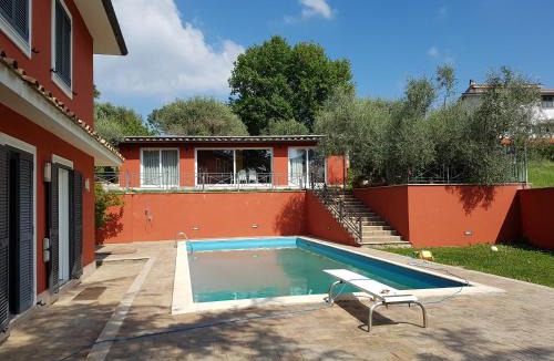 Riano Villa | VILLA IL CICLAMINO WITH POOL FOR YOUR SOLE USE INGROUND & BIG - 70m2 house & 300m2 outdoor, child & pet friendly, 10 min drive to Montebello Station connecting to ancient Rome in 20 min, 5 min drive to supermarket & Riano medieval burg -warm ML guest care