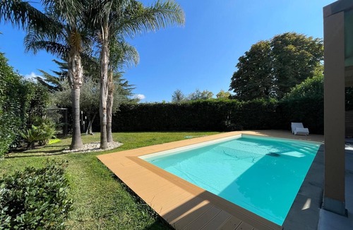 Trecastagni Villa | Villa india: private pool between etna and the sea