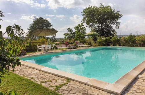 Magliano Sabina Villa | Villa Surya near Rome Infinity Pool Stunnig View