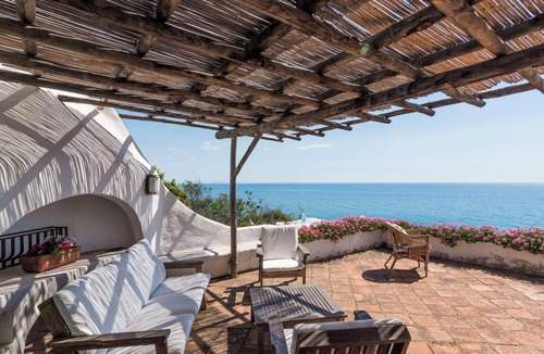 San Felice Circeo Villa | Wonderful private villa for 12 guests with WIFI, A/C, TV, patio, pets allowed and panoramic view