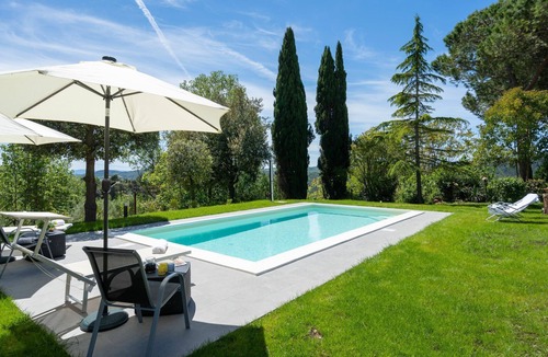 Gambassi Terme Villa | Wonderful private villa with private pool, WIFI, A/C, TV and panoramic view, close to San Gimign.