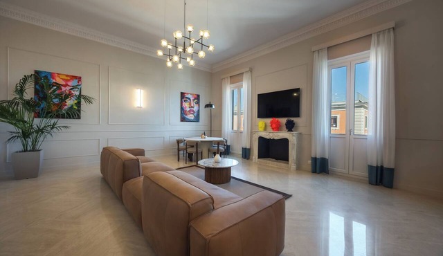 A luxurious experience featuring elegant spaces and a spectacular view of the city
