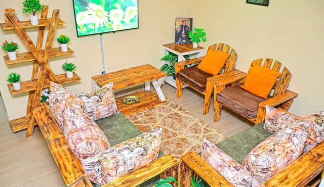Adorable Rustic-Style 1 Bedroom Space with WiFi in Charming Ruiru in Ruiru