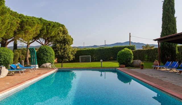 Apartment "Luna" in Maremma with Terraces, Shared Pool and Wi-Fi
