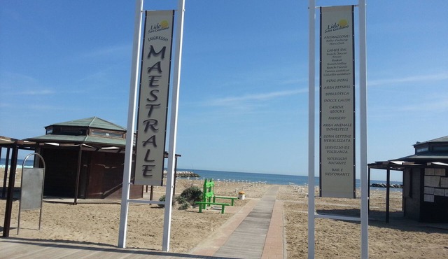 Apartment on the Beach with Big Balcony "seaview" for up 7 Persons