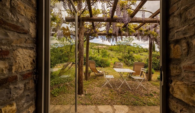 Apartment 'Vallone Di Cecione Parata' with Private Garden and Wi-Fi in Greve in Chianti