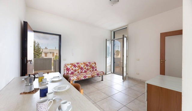 Beautiful apartment for 6 people with A/C, TV, balcony, pets allowed and panoramic view