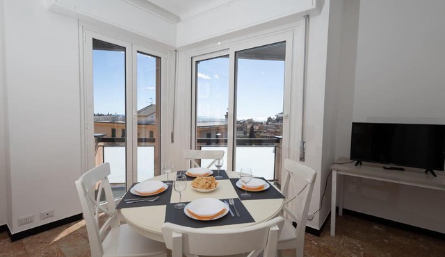 Casa Daniela - terrazza vista mare super centrale in Rapallo