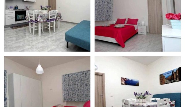 Charming 1-bedroom house in pleasant Pompei with WiFi, AC