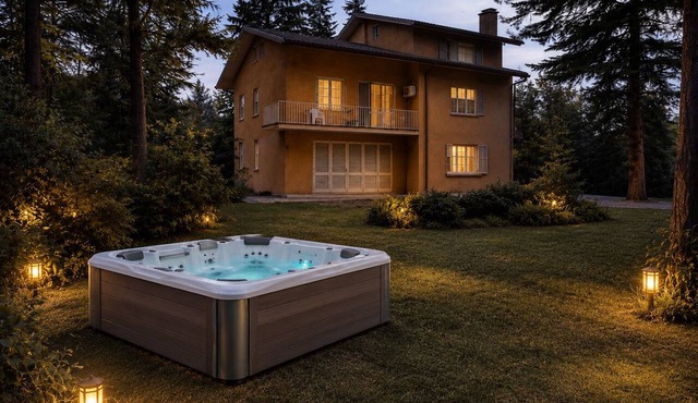 Charming Villa with a Hot Tub in a Pine Forest