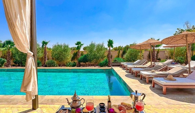 Exquisite Marrakech Villa Retreat: Private Heated Pool, Spa & Exclusive Luxuryn in Marrakesh