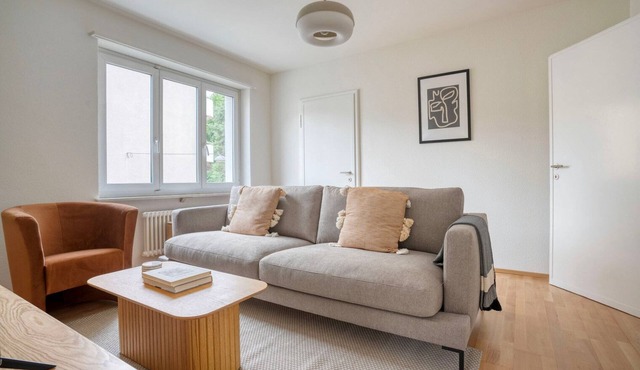 Fab Breite 2BR w/Storage, 4 min to Main Station, by Blueground in Basel