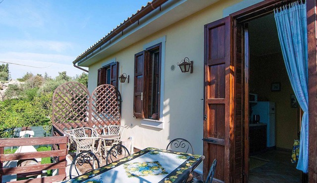 Holiday home with view of the lemon garden