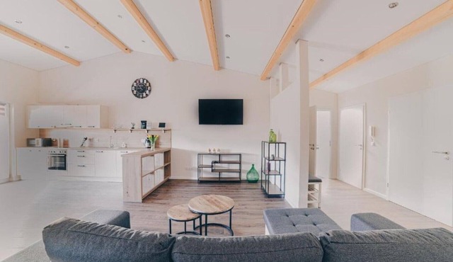 Large spacious vacation apartment with balcony and three bedrooms in the Allgäu in Eggenthal