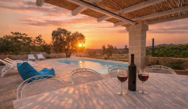 Luxury Villa in Ostuni with Private Pool and 3 Independent Units