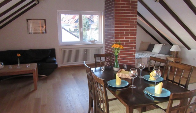 Modern, bright 2-room apartment, 150m to the lake in Unteruhldingen