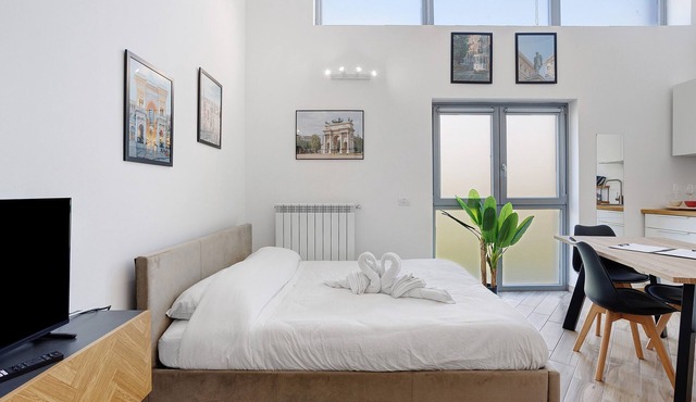Modern Navigli Apartment Milan – Fashion Week September, Fiber Wifi, Air Conditioning in Milan