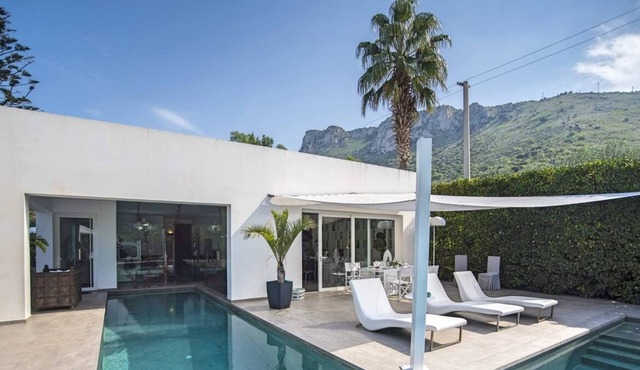 Modern villa with pool