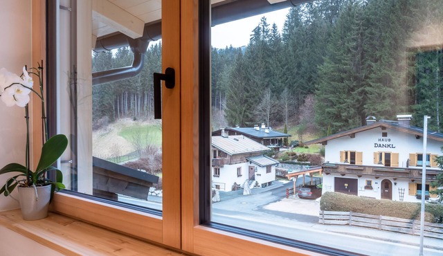Panoramic new-build apartment; SAUNA, RAD-Ski room, elevator! in Aurach bei Kitzbühel