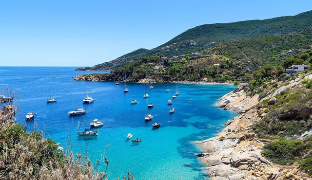 [porto ercole] comfort sea view + parking space
