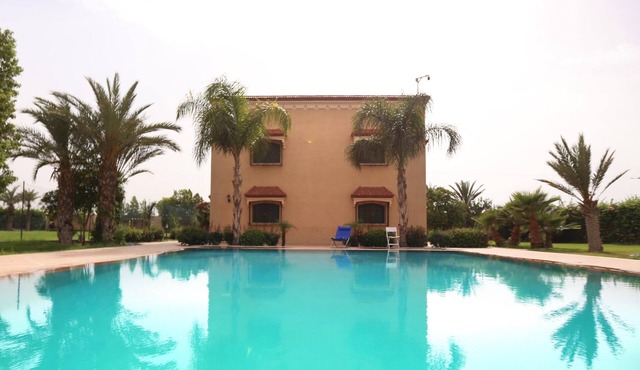 quiet villa surrounded by nature in marrakech