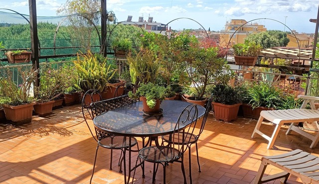 Rome Big Terrace Grand House 6 people 3 bathrooms 3 rooms for a wonderful stay