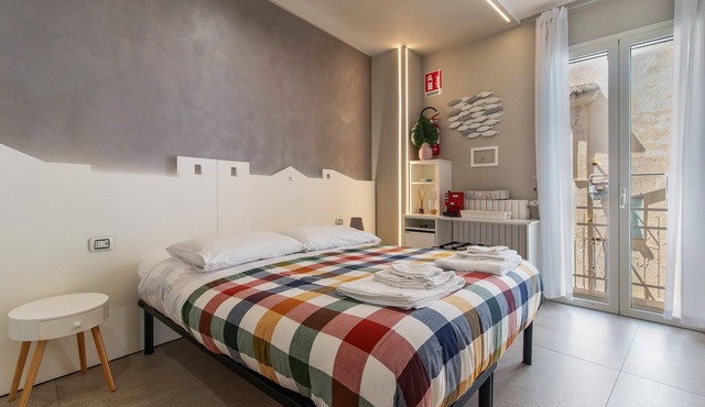 Room 'Vista Mare - Cavalluccio Marino' with Shared Terrace, Wi-Fi and Air Conditioning