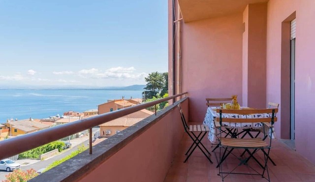 Sea View with Heating - Private Parking & Wifi in Porto Santo Stefano