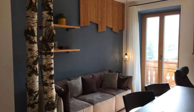 Studio with terrace and mountain view in Cavedago