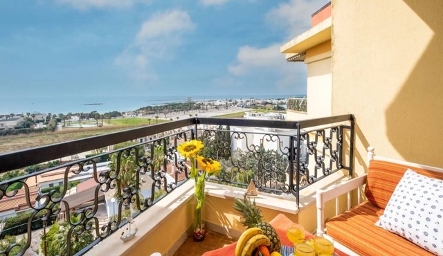 Sunset apartment with balcony