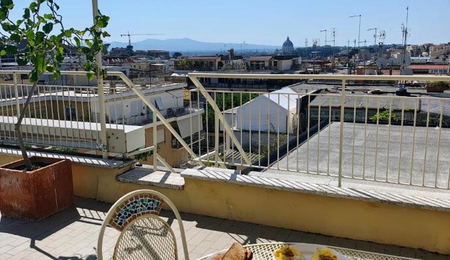 Terrazze panoramiche e vista sul vaticano