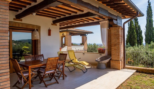Villa "Glicine - Colleberto" with Sea View, Private Terrace & Wi-Fi
