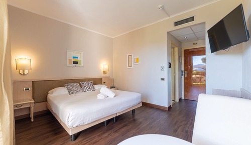 Camera Standard Matrimoniale Doppia con Letto Matrimoniale o 2 Letti Singoli con Balcone