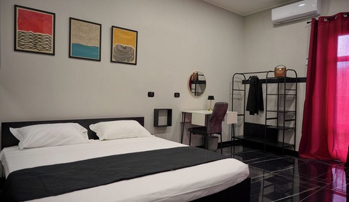Deluxe Double Room, 1 King Bed, Balcony, Garden View