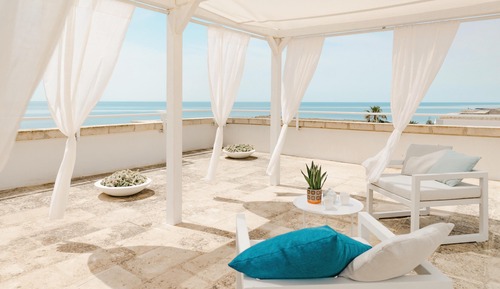 Deluxe Triple Room, Terrace, Sea View