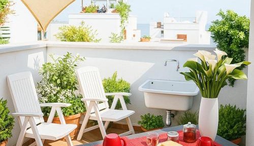 Apartament with Balcony and Sea View