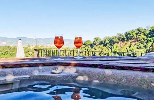 San Michele in Teverina House | Stunning private villa for 6 guests with A/C, private pool, WIFI, TV and terrace