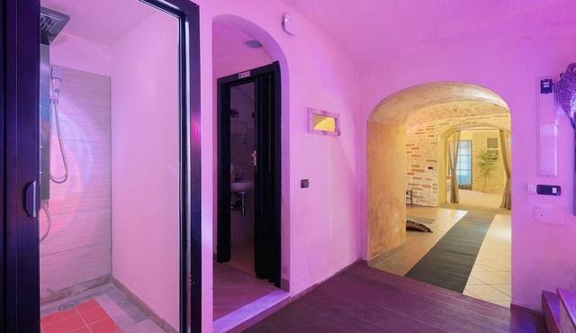 Room 'Matrimoniale Mansardata' with Shared Terrace, Wi-Fi and Air Conditioning